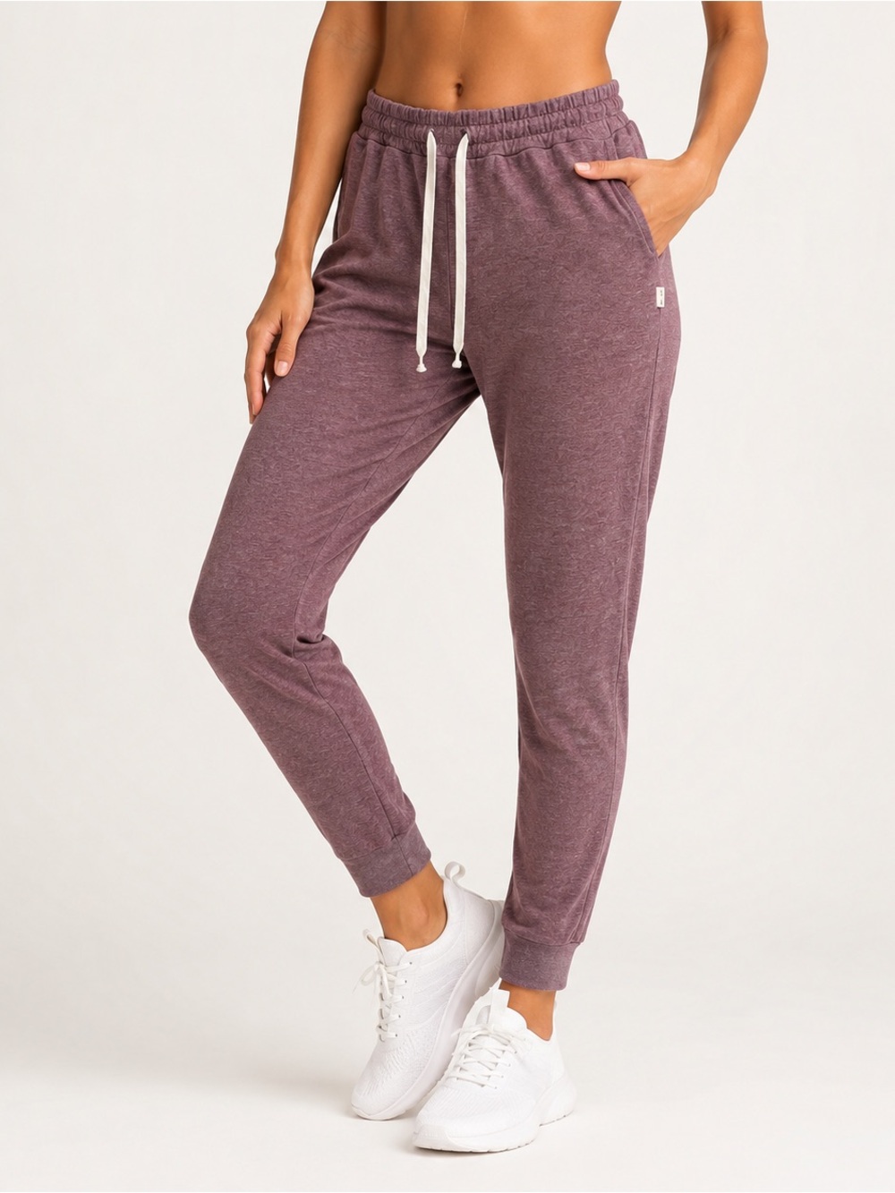 Vuori Performance Jogger DreamKnit VW303 Heather Mauve Plum Women’s Size M